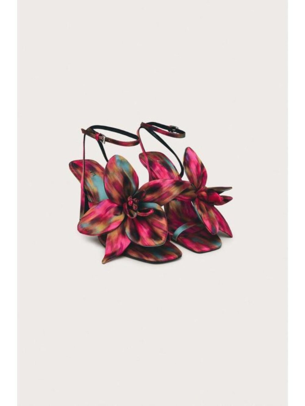 ZARA LIMITED EDITION FLORAL HEELED SANDALS 4304/710/060 - Picture 6 of 9